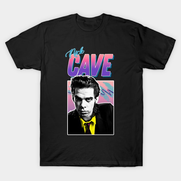 Nick Cave / Retro 80s Styled Design T-Shirt by DankFutura